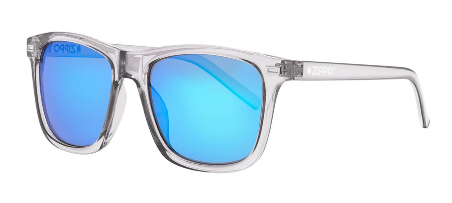 angular transparent sunglasses