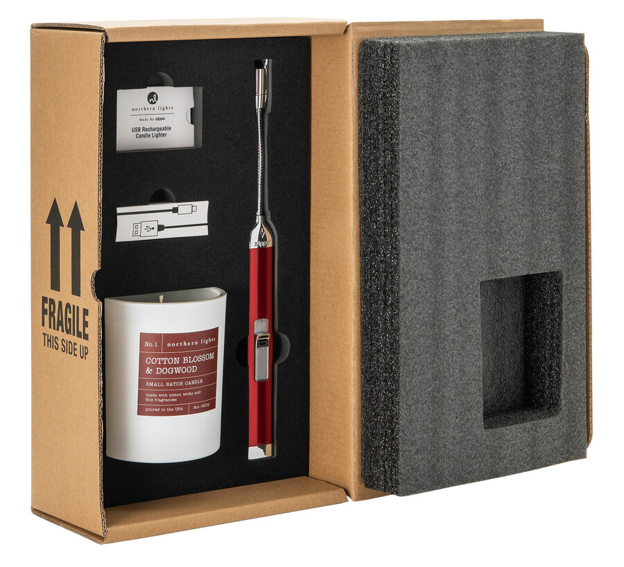 candy apple red rechargeable candle lighter 8 oz cotton blossom dogwood candle gift set
