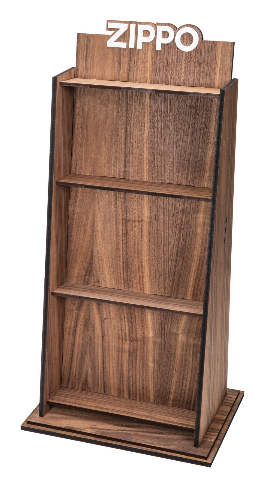 walnut heatbank display