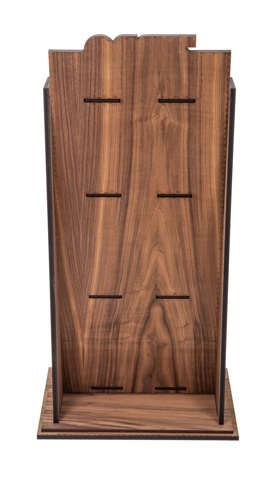 walnut heatbank display
