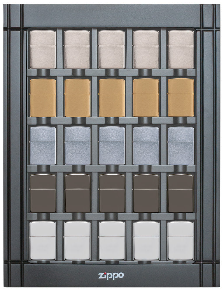 lighter collection display - black