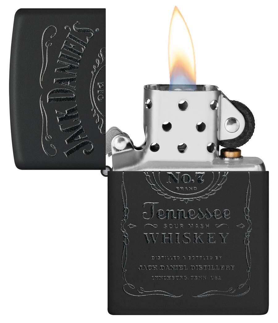 jack daniels lighter and pouch gift set