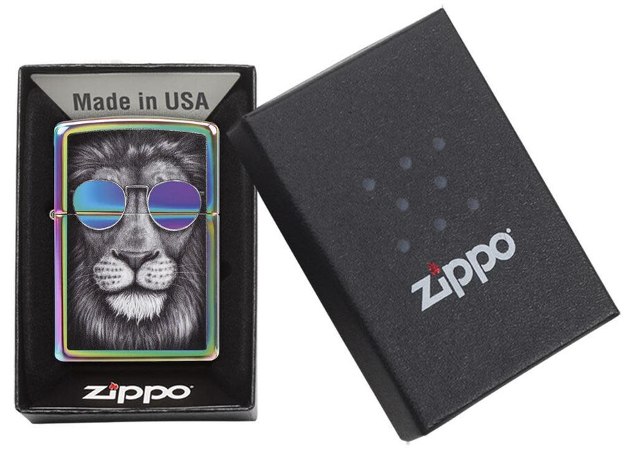 lion in sunglasses