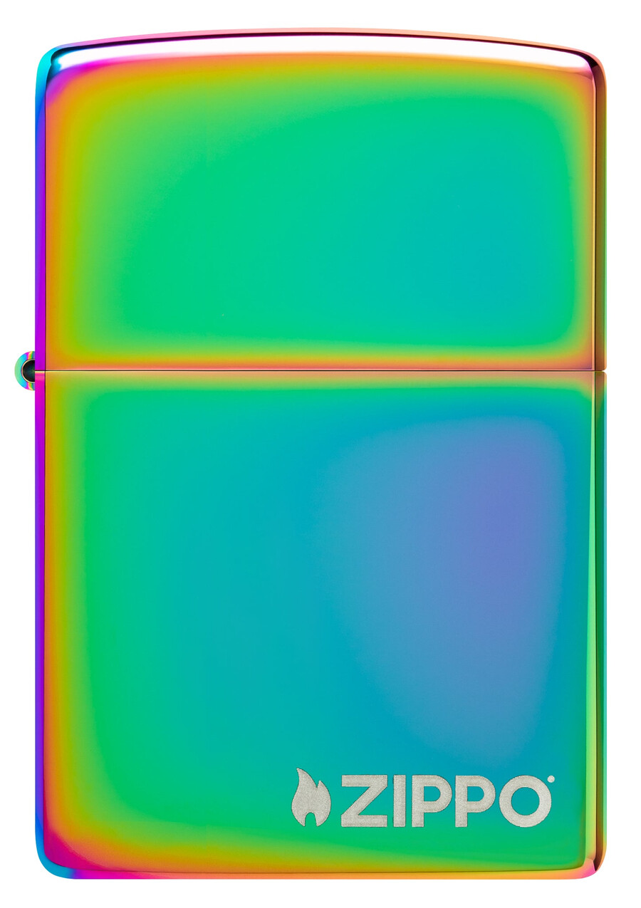 classic multi color zippo logo