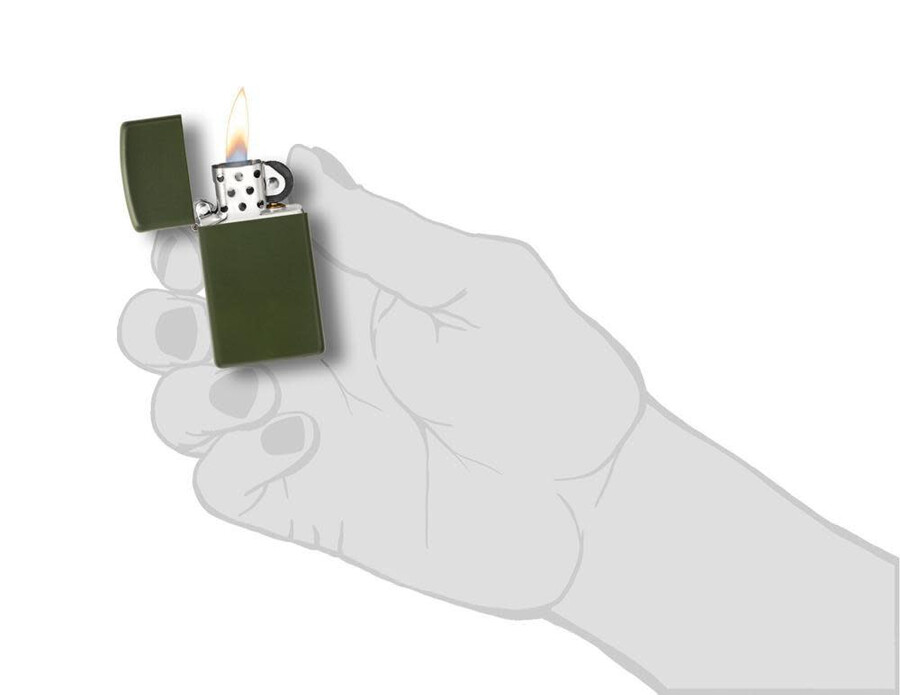 slim green matte