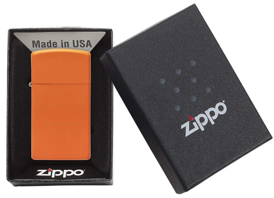 slim orange matte
