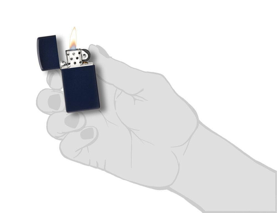slim navy matte