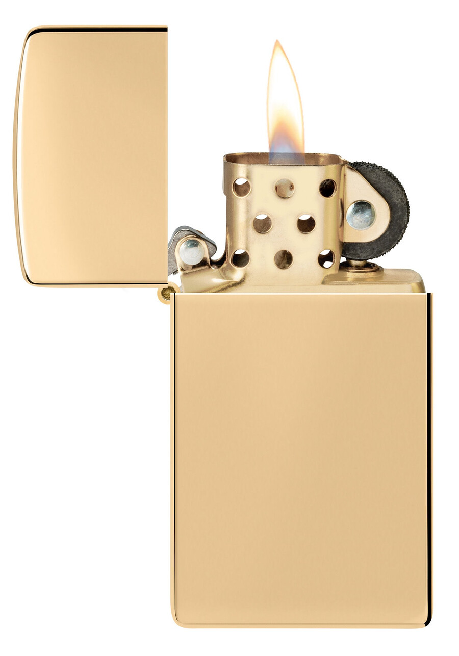 slim high polish brass