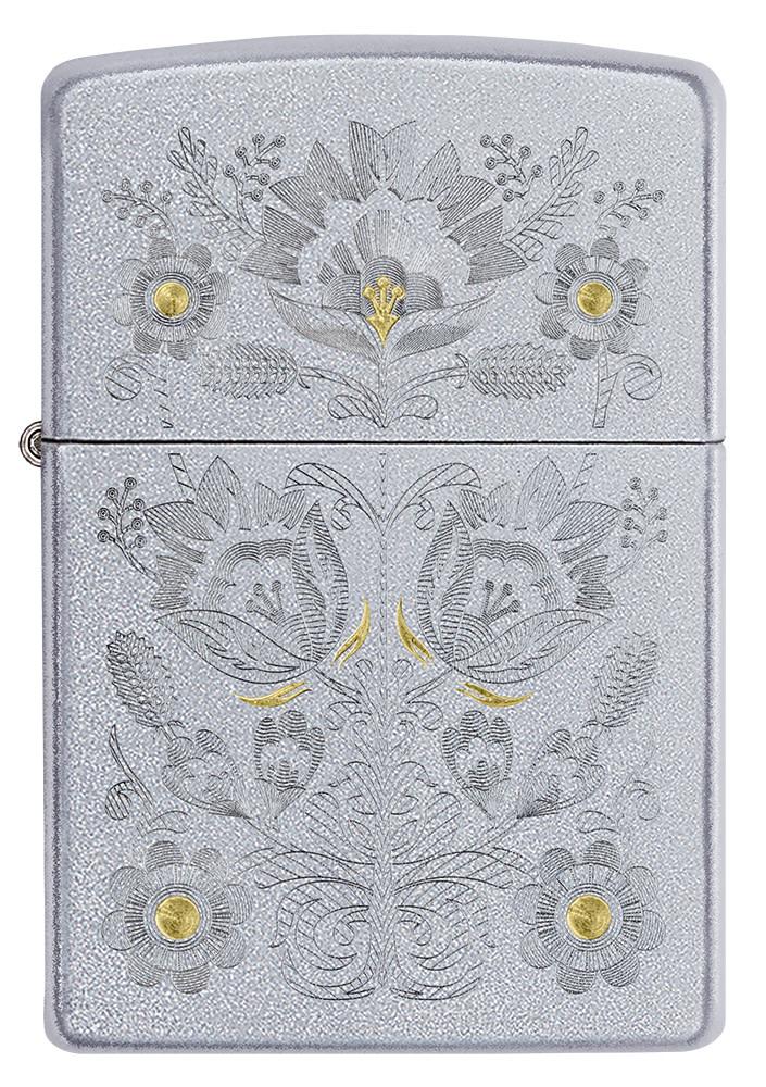 painted floral design