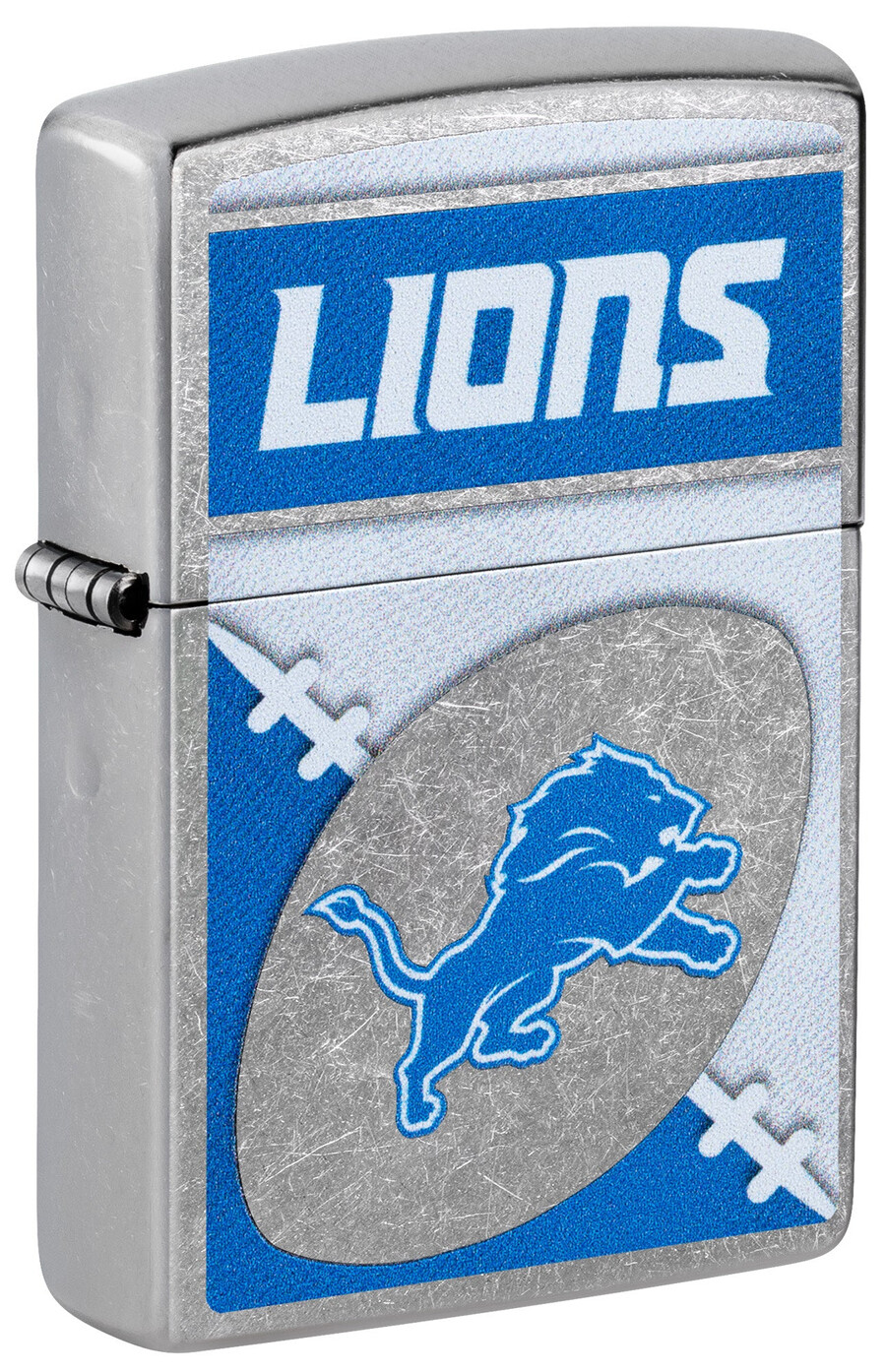 nfl detroit lions chrome logo design
