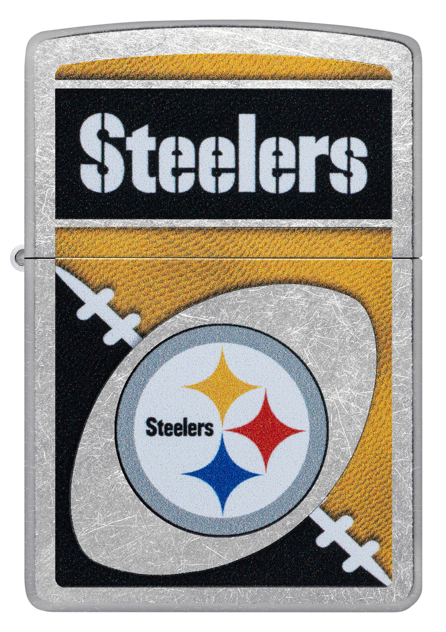 nfl pittsburgh steelers chrome logo design