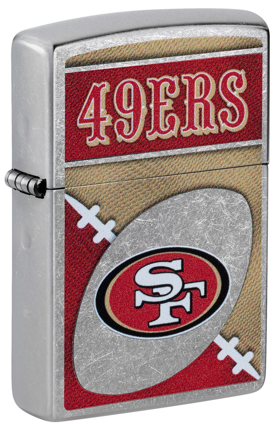 nfl san francisco 49ers chrome logo design