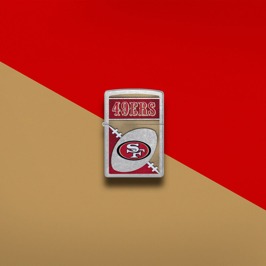nfl san francisco 49ers chrome logo design