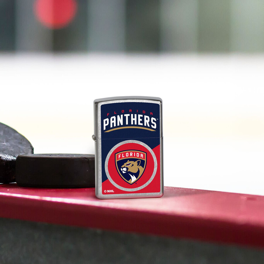 florida panthers colorblock logo design