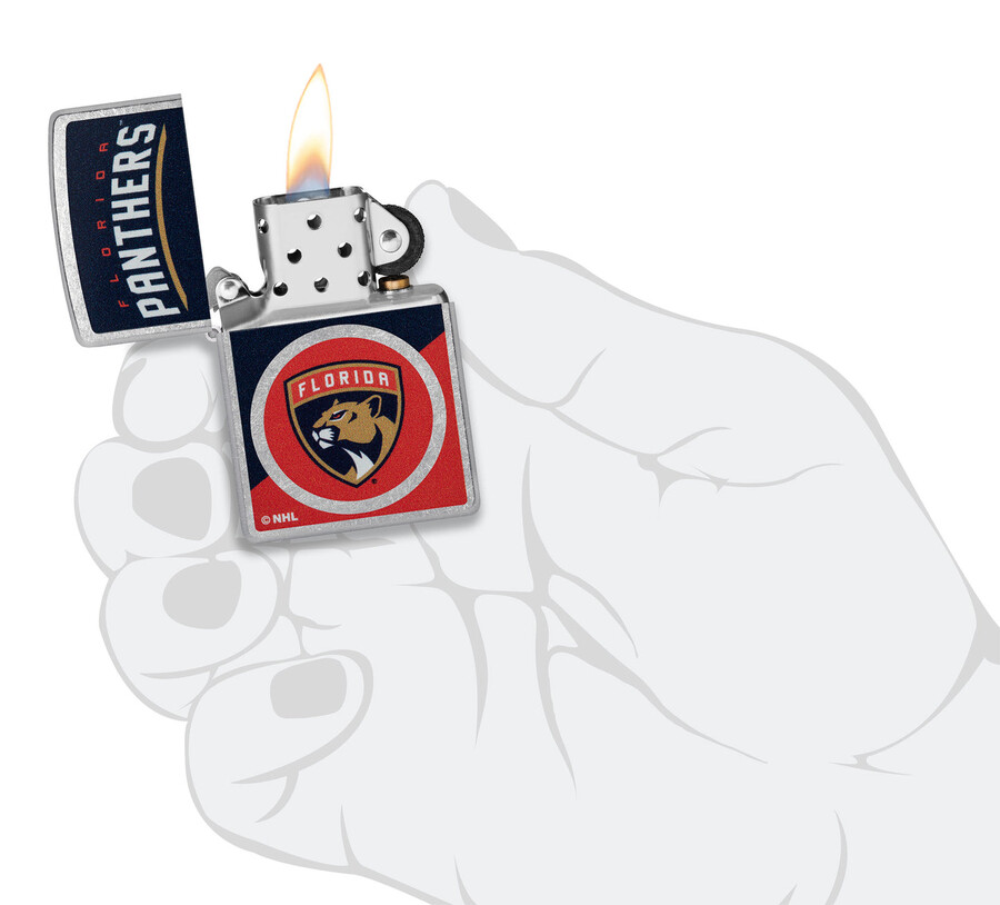 florida panthers colorblock logo design
