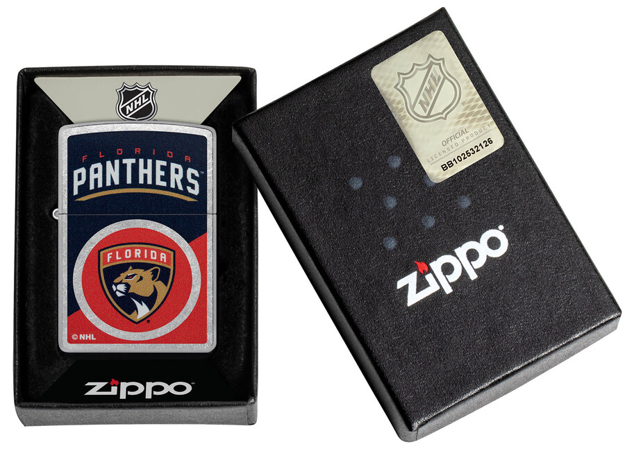 florida panthers colorblock logo design