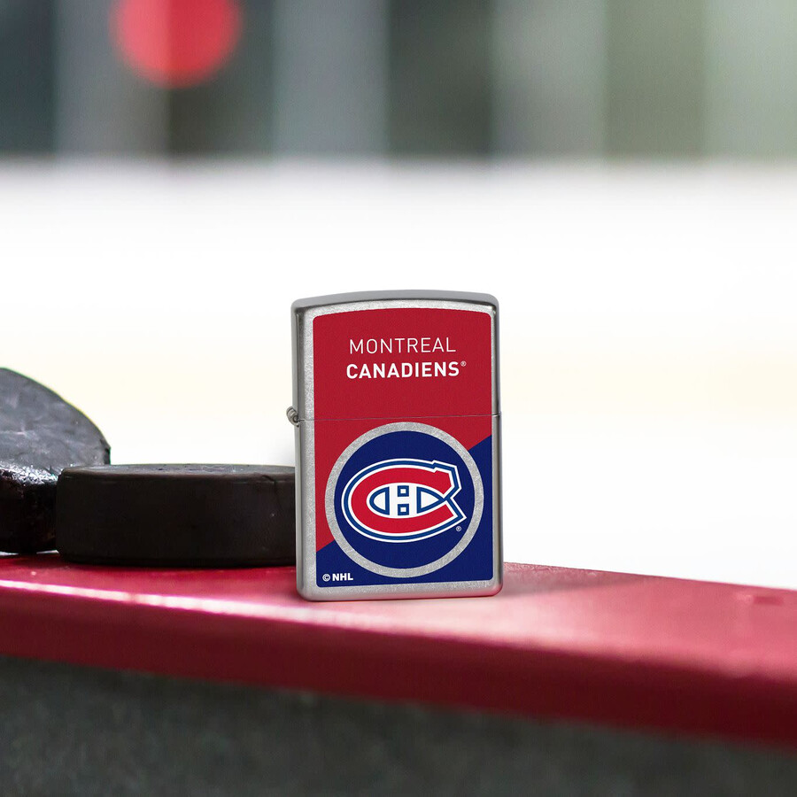 montreal canadiens colorblock logo design