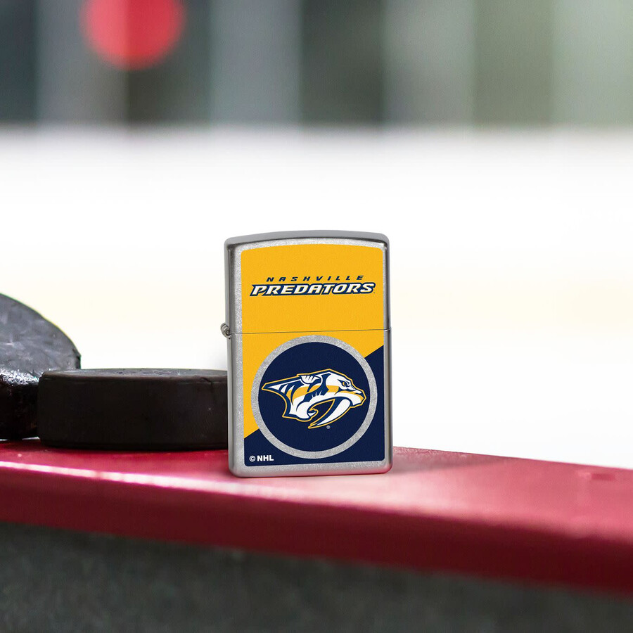 nashville predators colorblock logo design