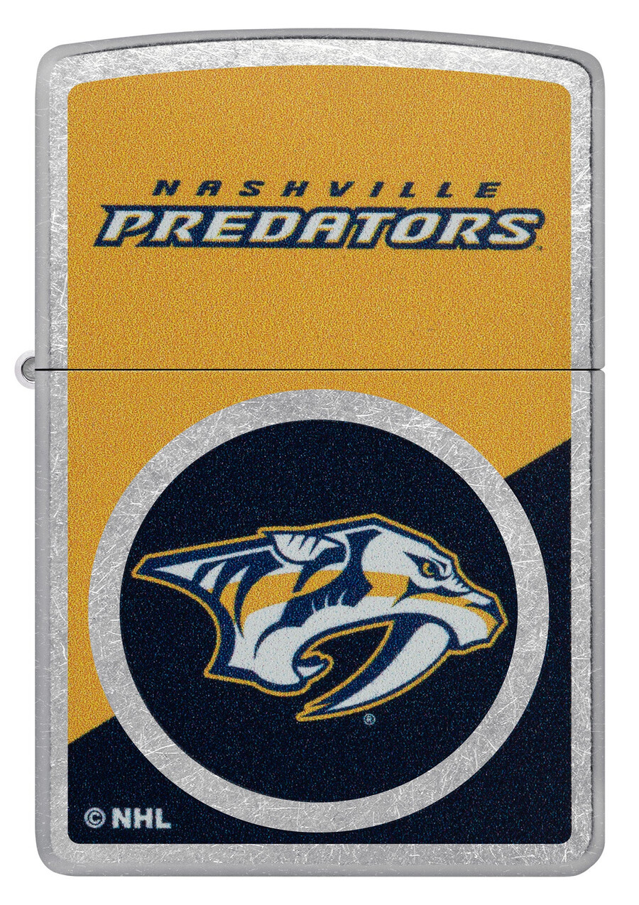 nashville predators colorblock logo design