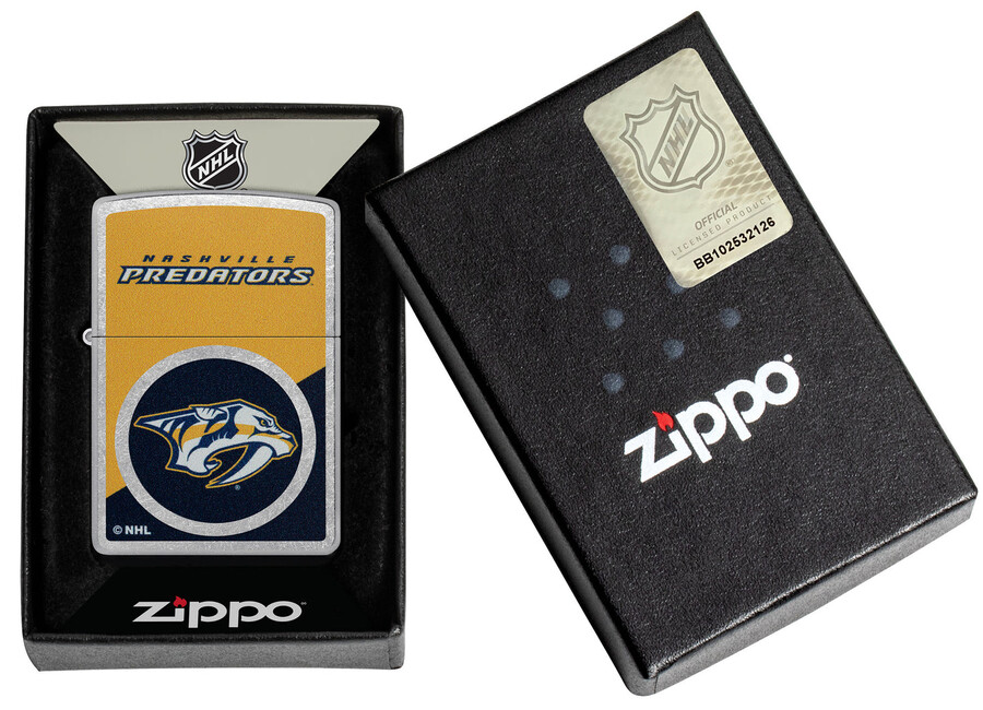 nashville predators colorblock logo design