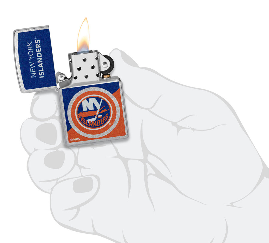 new york islanders colorblock logo design