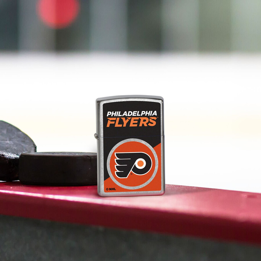philadelphia flyers colorblock logo design