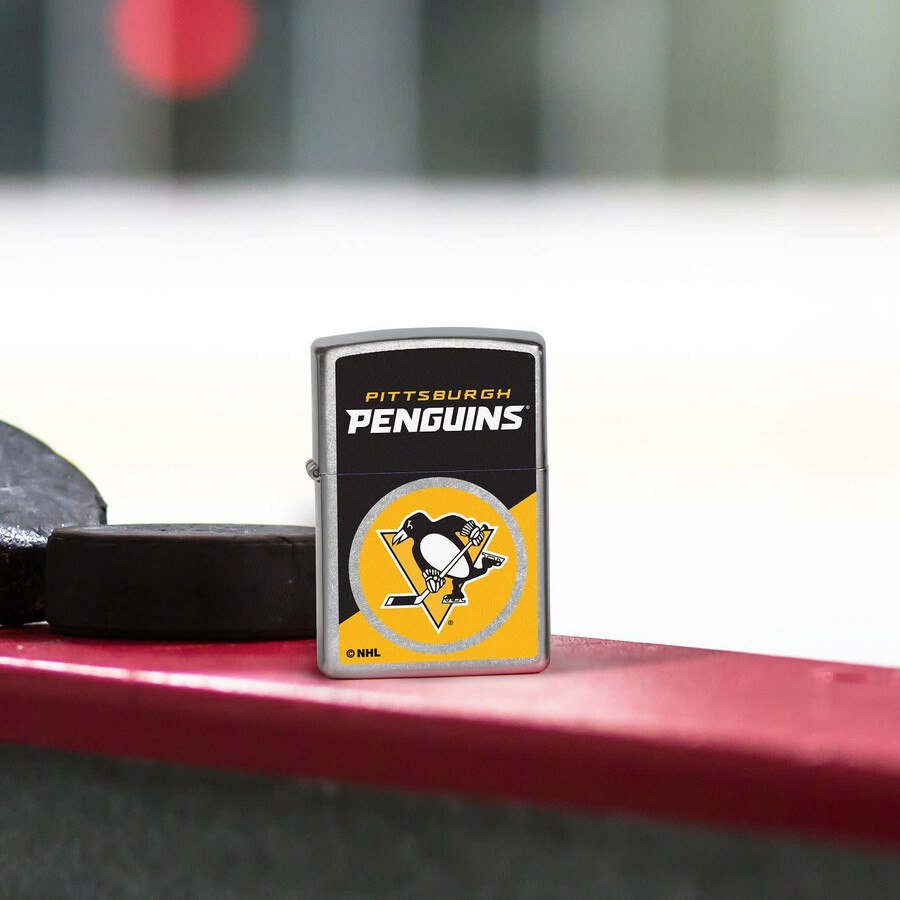 pittsburgh penguins colorblock logo design