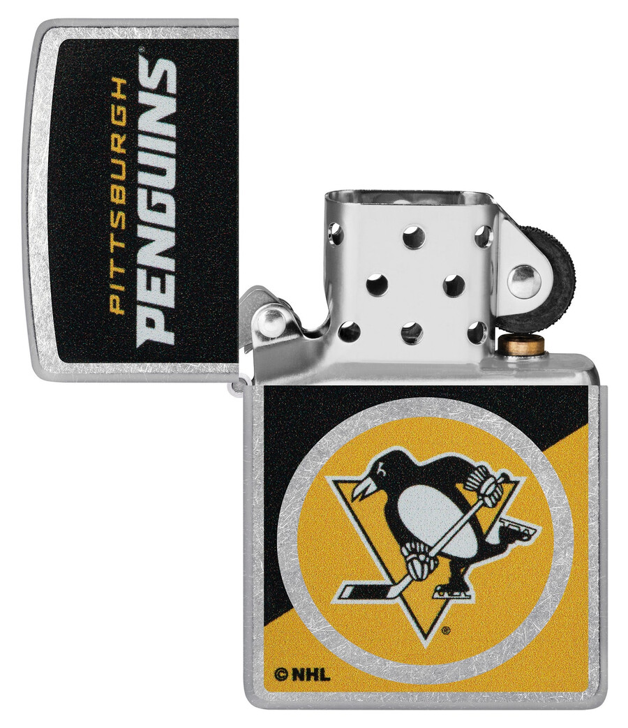 pittsburgh penguins colorblock logo design