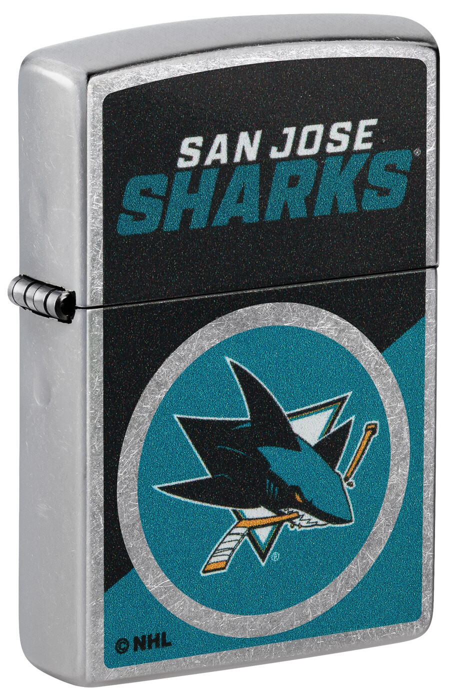 san jose sharks colorblock logo design