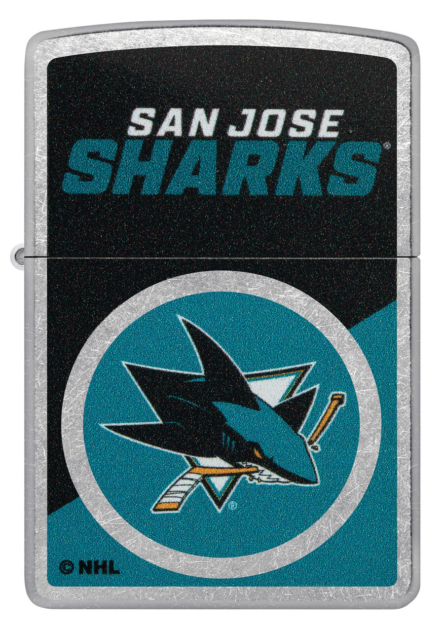 san jose sharks colorblock logo design