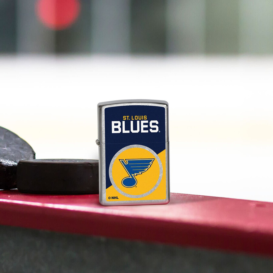 st. louis blues colorblock logo design