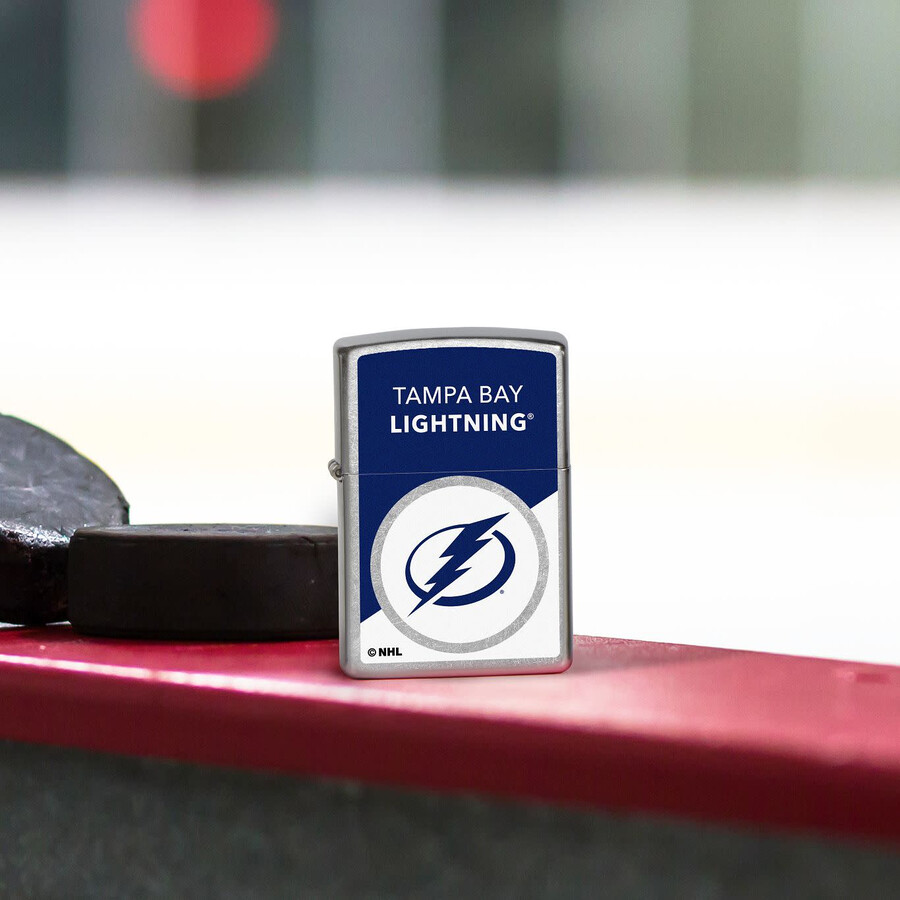 tampa bay lightning colorblock logo design