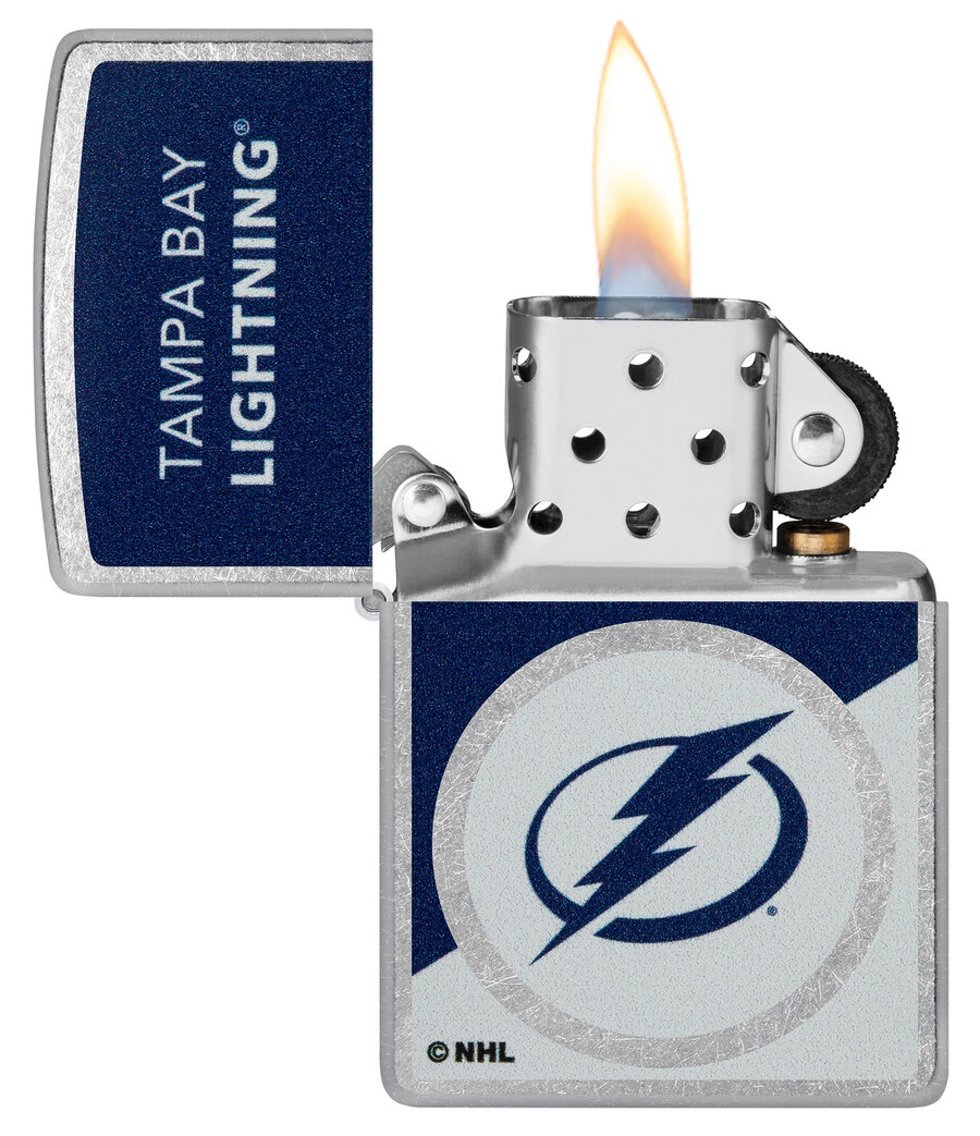 tampa bay lightning colorblock logo design