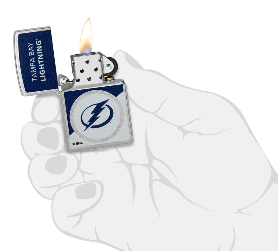 tampa bay lightning colorblock logo design