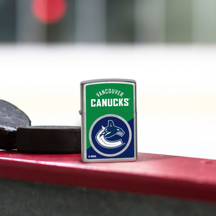 vancouver canucks colorblock logo design