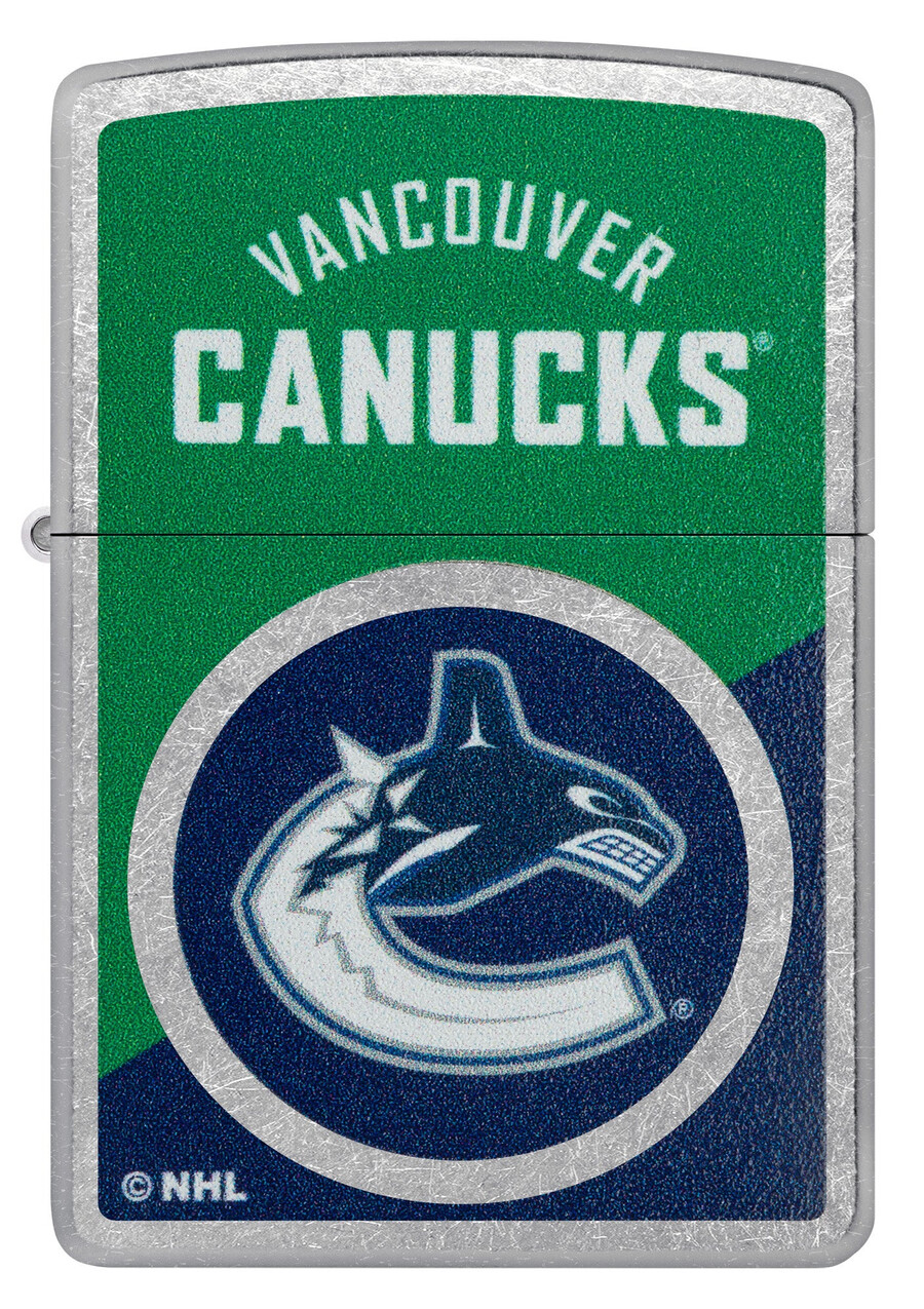 vancouver canucks colorblock logo design
