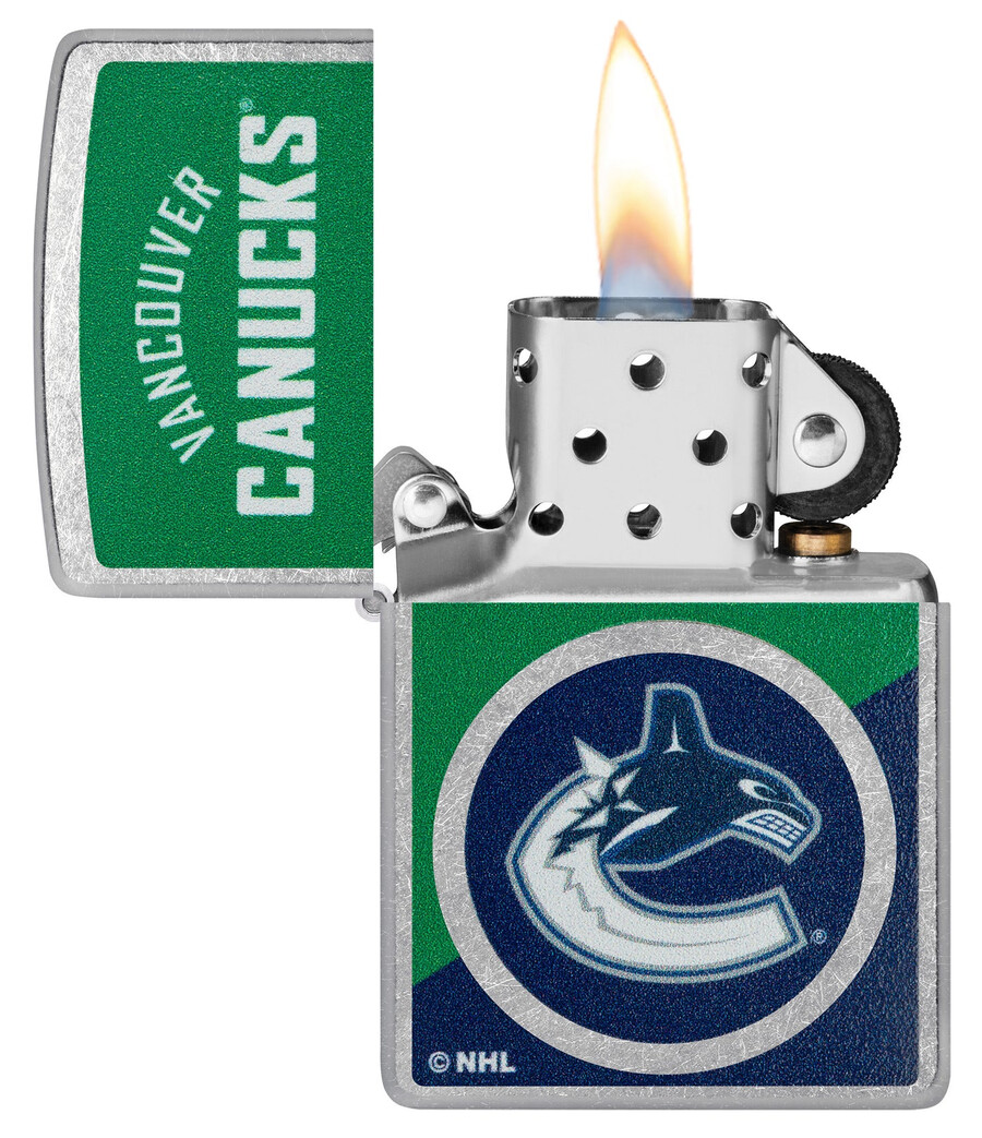 vancouver canucks colorblock logo design