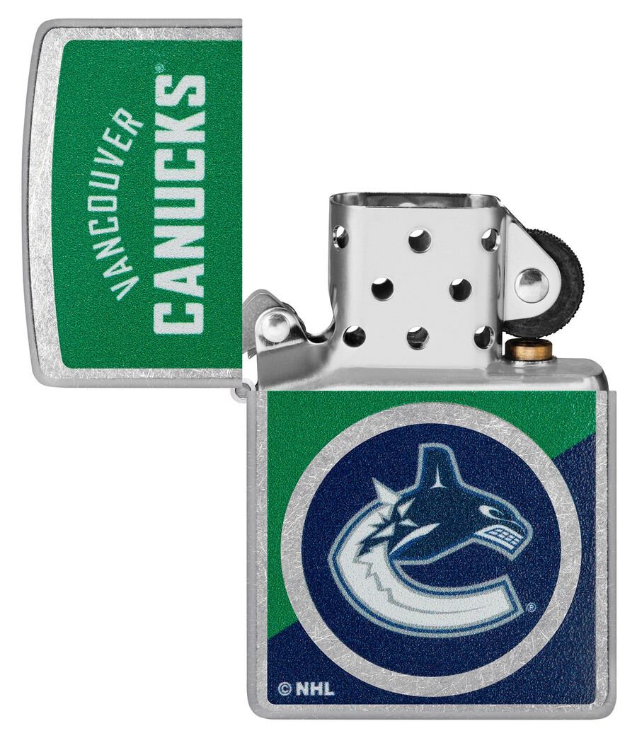 vancouver canucks colorblock logo design
