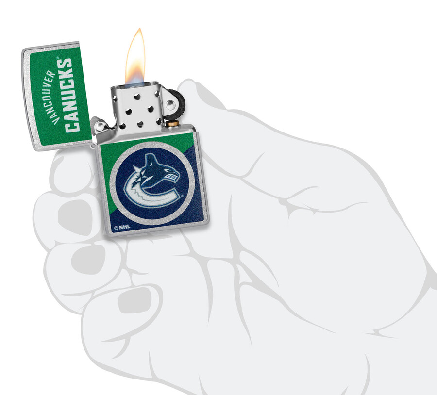 vancouver canucks colorblock logo design