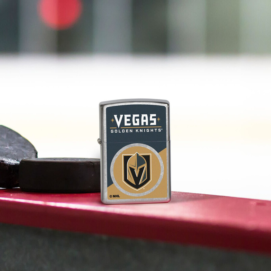 vegas golden knights colorblock logo design