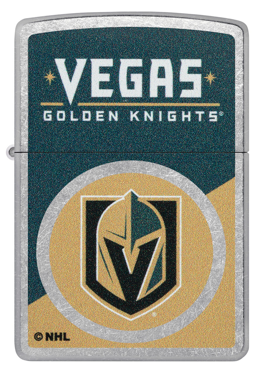 vegas golden knights colorblock logo design