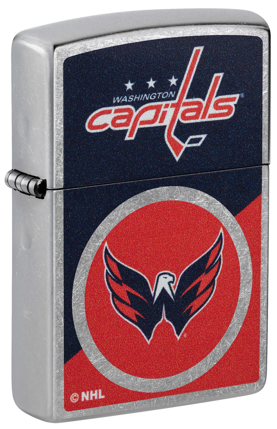 washington capitals colorblock logo design