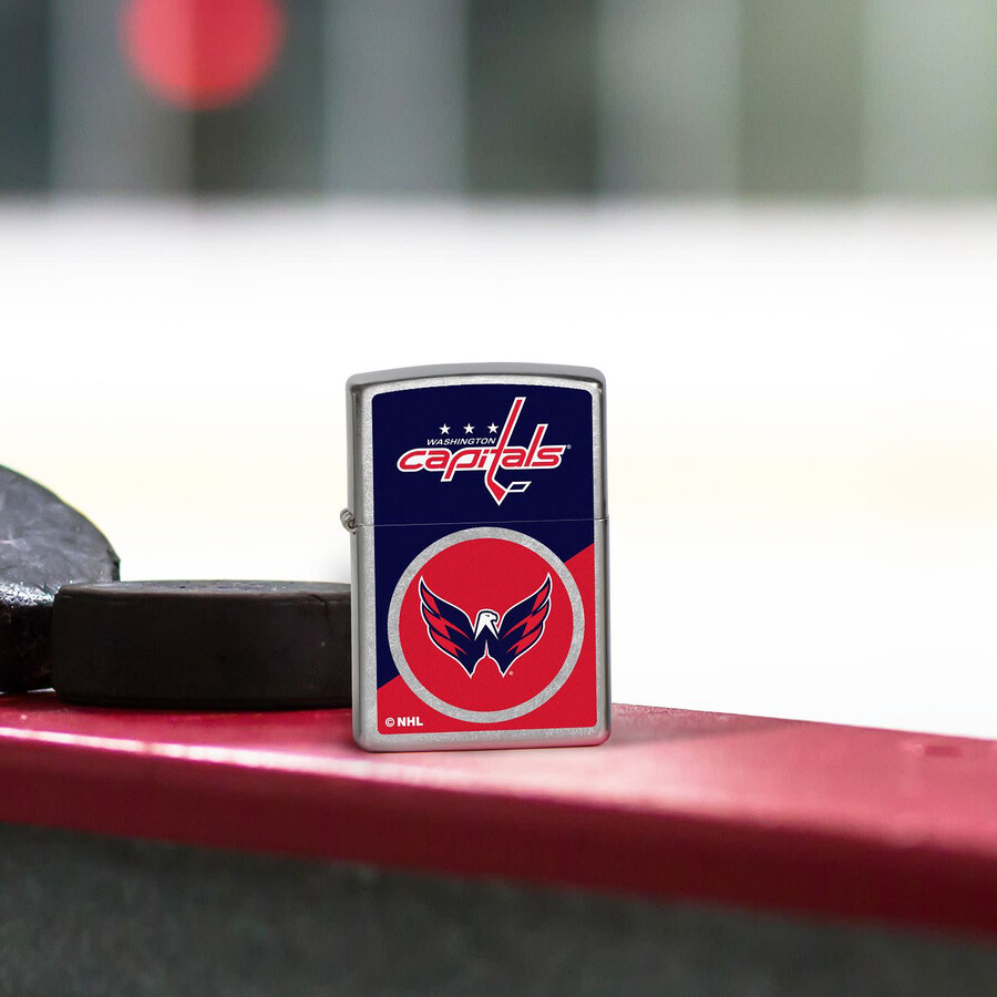 washington capitals colorblock logo design