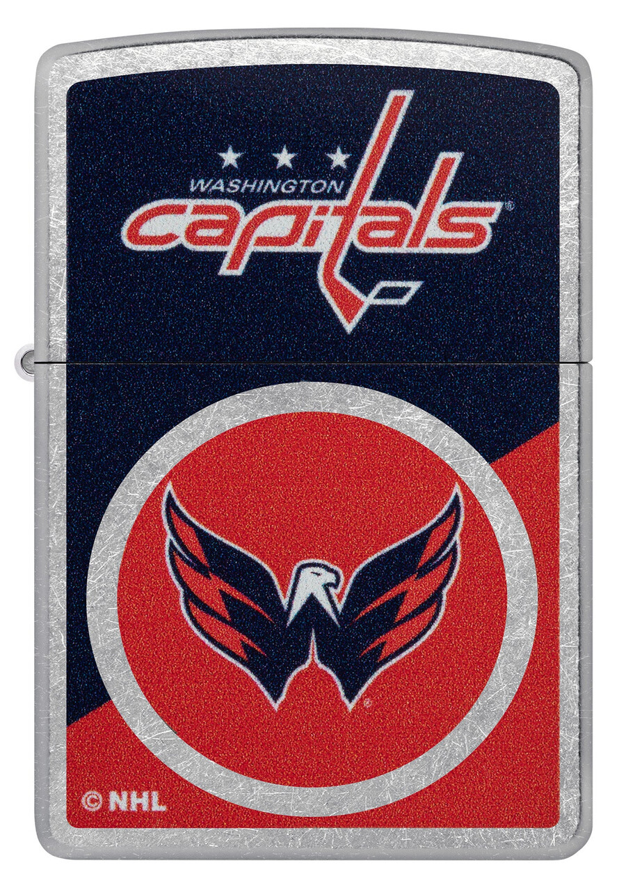 washington capitals colorblock logo design