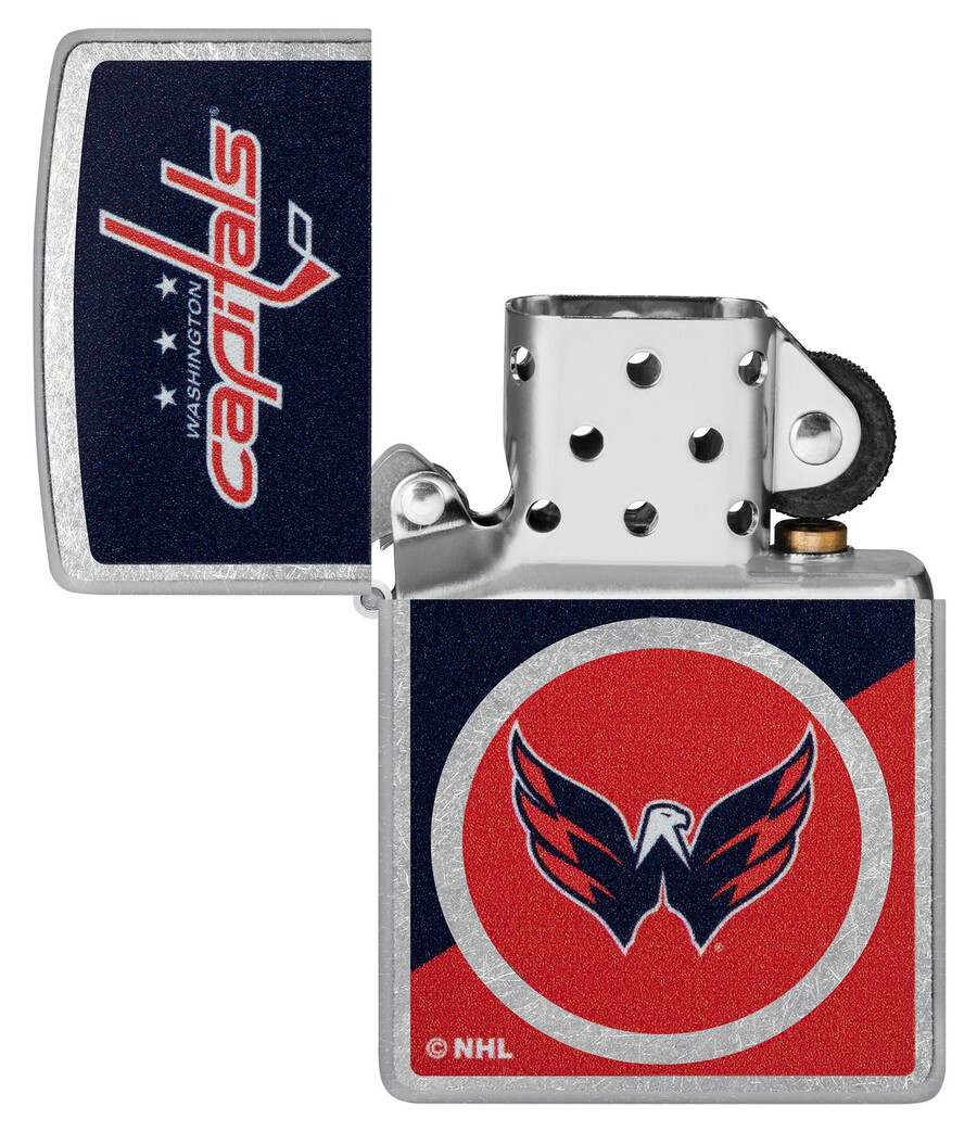 washington capitals colorblock logo design