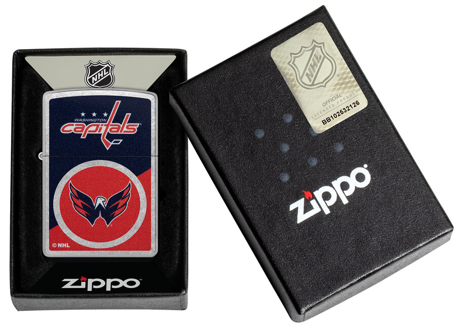 washington capitals colorblock logo design