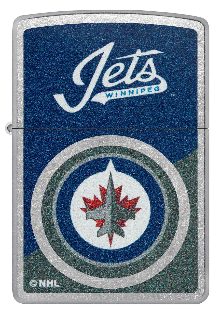 winnipeg jets colorblock logo design
