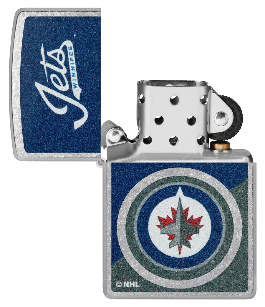 winnipeg jets colorblock logo design