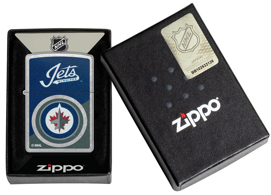 winnipeg jets colorblock logo design