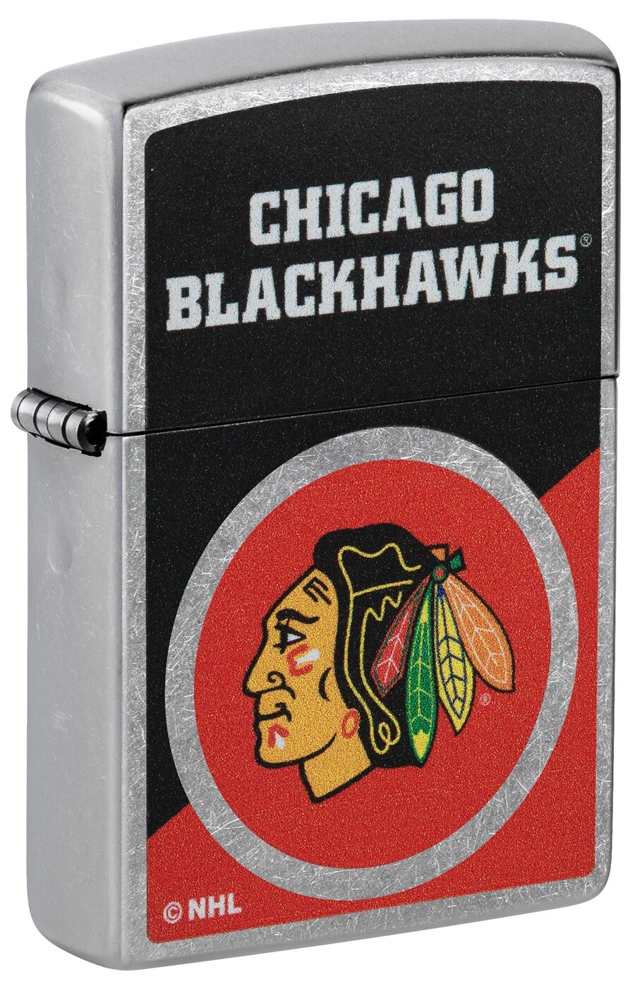 chicago blackhawks colorblock logo design